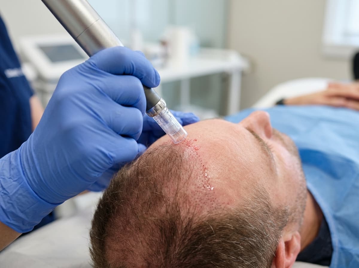 Scalp Microneedling and Follicular Stimulation Treatment